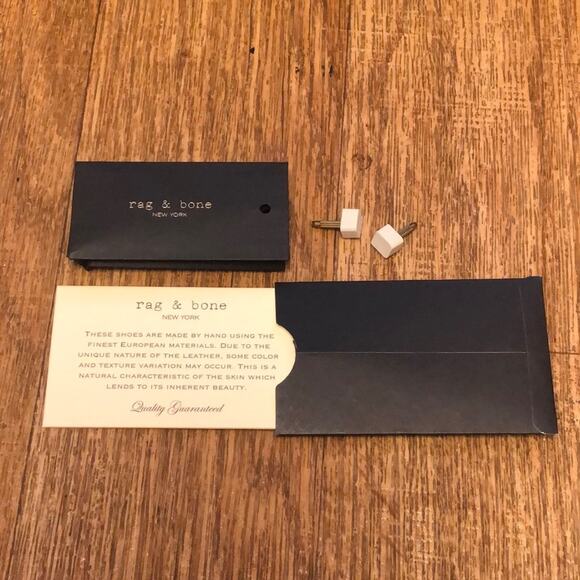 Rag & Bone Beha White Suede Leather Stiletto Ankle Boot Size 8.5 (38.5) - Picture 13 of 16